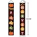 Mosoan Happy Fall Porch Sign - Fall Decorations Outdoor Indoor - Happy Fall Harvest Banner Sign - Fall Autumn Thanksgiving Party Yard Front Door Hanging Decor