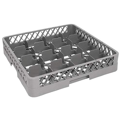 Nextday Catering F612 Glass Rack, 16 Compartments, 110 mm