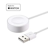 Lywey Best for Apple Watch Series 1/2/3 iWatch 38/42mm, Magnetic 5V Charger 1A Charging Pad 1M Cable (White)