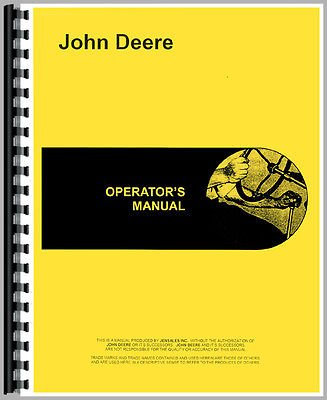 New John Deere M Tractor Operators Manual