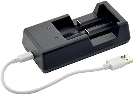 Yueling@ LS-S2 Universal Intelligent Automatic Fast USB Port Dual/Double-Channel Rechargeable Battery Spring Charger for 1.2V and 3.7V Rechargeable Battery