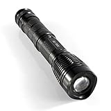 T6 U2 Zoomable 5 modes LED Flashlight 1000Lumens, Adjustable Focus Shockproof Lamp Torch White Light