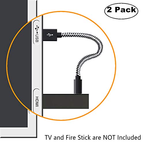 USB Cable for Streaming Sticks, Micro USB Cable for Powering Streaming Sticks Directly from TV USB Power Port, Power Cable Cord for Streaming Devices, Roku Streaming Stick