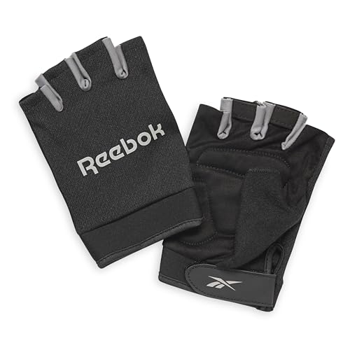 Reebok Classic Fingerless Gloves Lightweight Fitness & Weight Lifting Gloves for Training