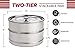 Stackable Steamer Insert Pans Compatible with Instant Pot or Ninja Foodi 6qt or 8qt Accessories as a Pot in Pot Pressure Cooker Pan or used as a Baking Lasagne Pan by Swish Abode
