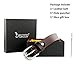 JASGOOD Women Leather Belt for Jeans Pants Plus Size Western Design Belt Alloy Buckle, Suit Waist Size 33-37 Inches, B-Coffee