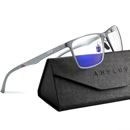 ANYLUV Blue Light Glasses Men Relieve Eyestrain