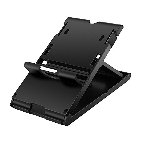 Playstand for Nintendo Switch,Wetoph GD16 Anti-Slip Compact Foldable Multi-angle Adjustable Stand Holder Pad phone Stand-（Third Party Product）-Black - Thumbnail 4