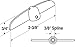 Prime-Line H 3625 3/8 In. Bronze Tee Handle Casement Operator (2 Pack)
