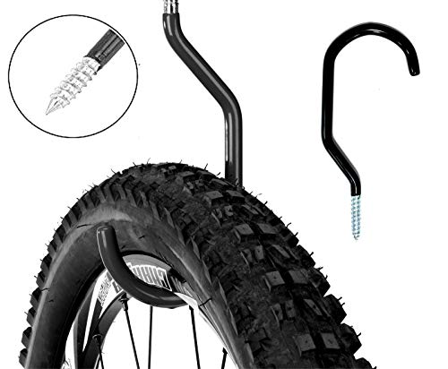 image for ALAZCO 8pc Heavy Duty Multipurpose Utility Storage & Bike Hook - Space