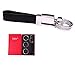 Mehr Keychain - Leather Detachable Key Ring Holder, Valet Key Chain for Cars KC8 (Black)