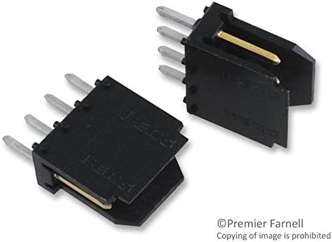 FCI 76384-304LF WIRE-BOARD CONNECTOR HEADER 4 POSITION, 2.54MM (1 piece)
