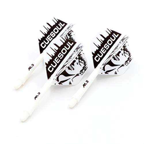 Black Scorpion CUESOUL ROST Integrated Dart Shaft and Flights Standard Shape,Set of 3 pcs Cool Man Pattern - Thumbnail 3