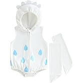 Pudcoco Infant Toddler Baby Boys Girls Halloween Costume Sleeveless Hoodie Romper Bodysuit and Leggings Outfit Set