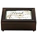 Carson Home Accents 17462 Friend Rectangle Music Box, 6-Inch by 4-Inch by 2-1/2-Inch