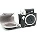 CAIUL Vintage Camera Carrying Case Compatible with Fujifilm Instax Mini 90 Neo Classic Instant Film Camera, Black
