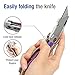 WORKPRO Folding Pocket Utility Knife - Heavy Duty Box Cutter, Quick Change Blade, Liner Lock, Al Die-Casting Handle with Belt Clip, 10 Extra Blades Included (1 Piece)