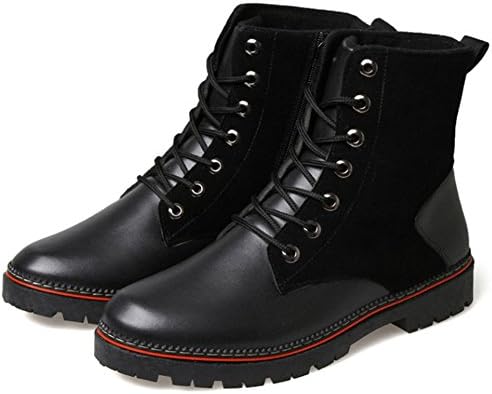 YCJUJU Chelsea Short Martin Boots Men, Winter Work Tooling Desert Military Boots , Hiking Shoes (43, Black)