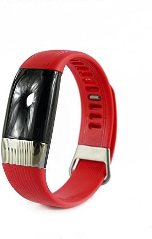 lifepot Fitness Tracker,Activity Tracker with ECG Heart Rate Blood Pressure Monitor Waterproof Smart Band Bracelet for Android or IOS (Red)