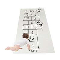 kaguster Kid chilren Game Rug Play Carpets (Hopscotch Game Rug)