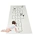 kaguster Hopscotch Rug Cute Animal Kids Rug for Playroom,Kids Play Area Rugs Suit for Children Indoor or Outdoor - Fun, Educational Playmats Gift for Girls & Boys