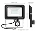 Minger 30W Motion Sensor LED Flood Lights, Outdoor Security Light, 2400lm IP65 Waterproof, Perfect for Porch Patio Garden Garage Yard Entryways Stairs(6000K Cold White, Adjustable PIR Sensor)
