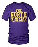 2015 NFC North Division Champions - Minnesota Vikings The North Is On Lock T-Shirt