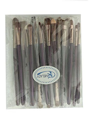 MELADY20pcs Multi-function Purple+Coffee Pro Cosmetic Powder Foundation Eyeshadow Eyeliner Lip Makeup Brushes Sets