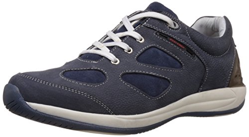 Buy Redchief Men S Navy Blue Leather Sneakers 10 Uk Rc2094 At