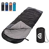 SWTMERRY Sleeping Bag 3 Season (Summer, Spring, Fall) Warm & Cool Weather – Lightweight,Waterproof Indoor & Outdoor Use for Kids, Teens & Adults for Hiking,Backpacking and Camping