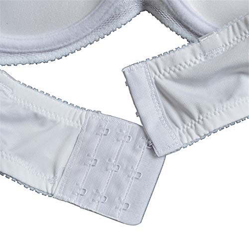 Strapless Convertible Pushup Bra Heavily Padded Lift Up Supportive Add Two Cup Multiway Tshirt Bras White, 36D