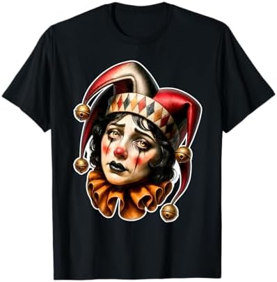 Amazon.com: Vintage Clown Anime Sad Clown Pierrot Sad Clown