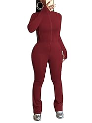 HBQ Women's 2 Piece Tracksuit Sets Long Sleeve Zip