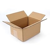 Pratt PRA0016 100PK 100% Recycled Corrugated Cardboard Box, 8