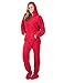 Footed Pajamas - Heatwave Hoodie Adult Chenille - Medium