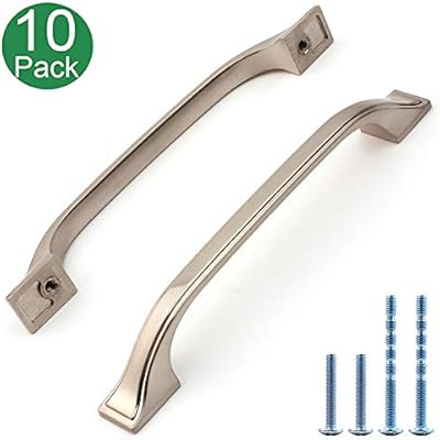 Koofizo Square Foot Craftsman Cabinet Bow Pull Nickel Furniture