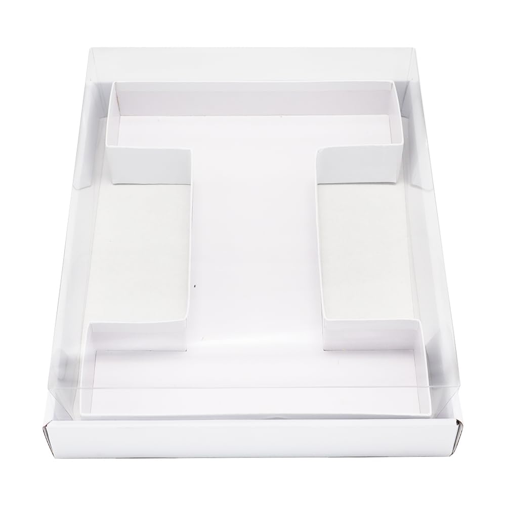 WENPACK 30.5cm Fillable Cardboard Letter Shaped Box Clear Cover Sweets Charcuterie Grazing Packaging (I) — image 1