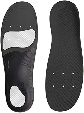 High Arch Support Insoles for Women & Men, Orthotic Shoes Insert for Plantar Fasciitis, Flat Feet, Foot Pain