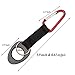Durable Silicone Water Bottle Holder Clip Hook Carrier with Carabiner attachment & Key Ring, Fits Any Disposable Water Bottles for Outdoor Activities Bike Camping Hiking Traveling Daily Use (2)