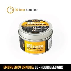 UCO Emergency Candle, Beeswax, 30 Hour