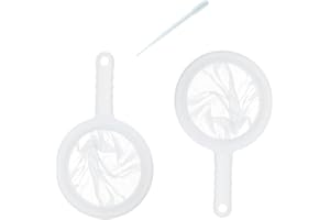 Hufopik Aquarium Baby Brine Shrimp Sieve Eggshell Separator Artemia Collecting Net Kit 80 Mesh 200 Mesh for Brine Shrimp Hatchery