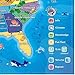 Interactive Talking USA Map for Kids TG660 - Push, Learn and Discover Over 500 Facts About The USA - Fun Educational Interactive Learning Toy Gift for Boys & Girls Aged 5,6,7,8,9,10 - by ThinkGizmos