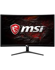 MSI Full HD FreeSync Gaming Monitor 24" Curved Non-Glare 1ms Led Wide Screen 1920 X 1080 75Hz Refresh Rate (Optix G241VC),Black