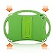 TopEsct Kids Case for iPad Mini 3, 2, 1 with Tempered Glass Screen Protector and Strap, Silicone Shockproof Cover for iPad Mini (Green)