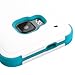 DuroCase HTC One M9 (Released in 2015) Fashion Case White & Mint - (Music Note Mint)