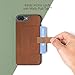 Distil Union Wally Wallet Case for iPhone 7 Plus/iPhone 8 Plus - Genuine Leather Protective Case (Ink)