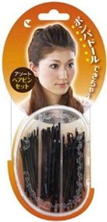 Amazon できちゃうヘアピン ポンパドール ストレートピン アメリカピン スモールピン アソート ヘアピンセット ラッキートレンディ ヘアピン 通販