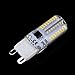 G9 Pin Base LED Bulb, 25 Watt Glass Halogen (Daylight White 6000K) Light Bulbs Replacement, 120V AC, 3W / 250 Lumens, T4 JCD Chandelier Incandescent Lamp, Pack of 6