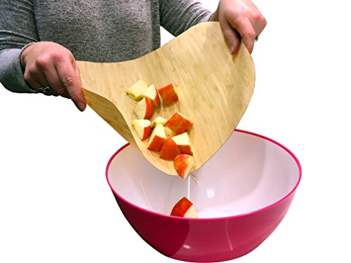 Easy Cleanup! No Germs! Real Bamboo With Plastic Flexibility That Sticks In Place! Disposable, Renewable Bamboo Clean cutting Sheets Multi-Pack (6)