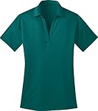 Port Authority Ladies Silk Touch153; Performance Polo. L540 (Teal Green) (2X-Large)